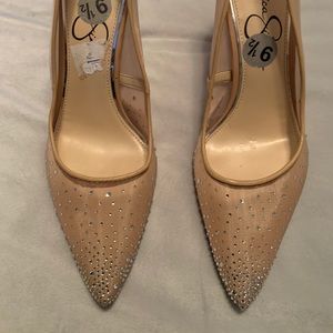 Jessica Simpson diamond heels